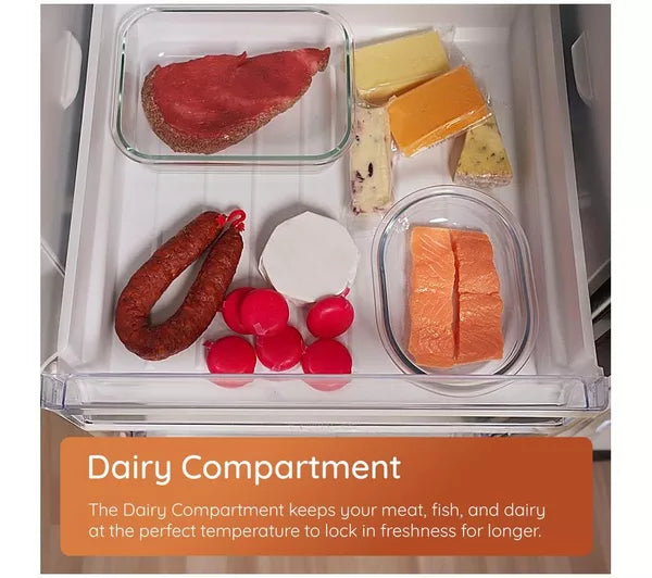 Load image into Gallery viewer, Hotpoint 60Cm Larder Fridge 365L Frost Free Vitalcare Dairy Compartment Bottle Rack | Inox | HPMLF 6442 XBR4UK
