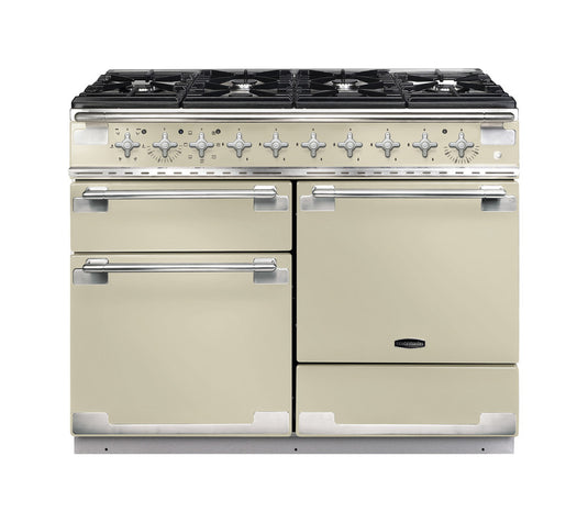 Rangemaster Elise 110 | Dual Fuel | Cream | Brushed Nickel Trim | ELS110DFFCR/