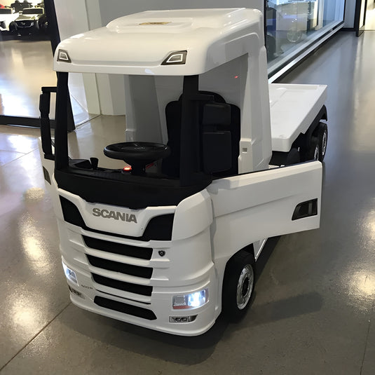 kids white truck
