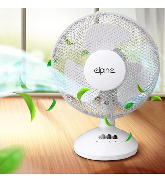 Elpine 3 Speed Oscillating Desk Fan | 12