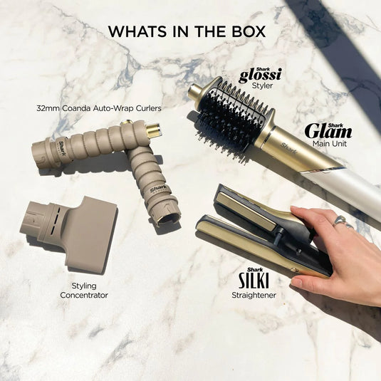 Shark Glam Straight Multi-Styler | Gold | HD6041SUK