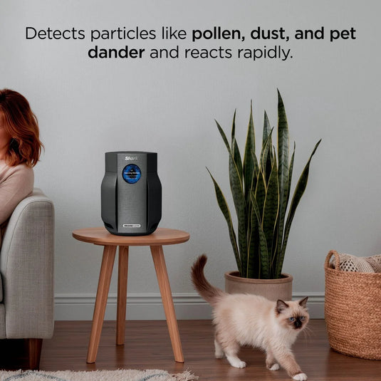 Shark BreatheClear Compact Air Purifier | Charcoal | HP062UKBK