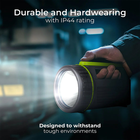 Luceco Rechargable Traditional Spotlight torch | 5W | 200LM | LILSP20G65-01