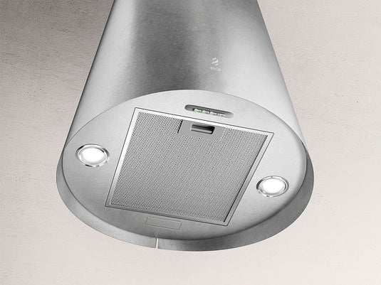 Elica 50cm Juno Urban Suspended Hood Zinc | JUNOURBANZINCF50