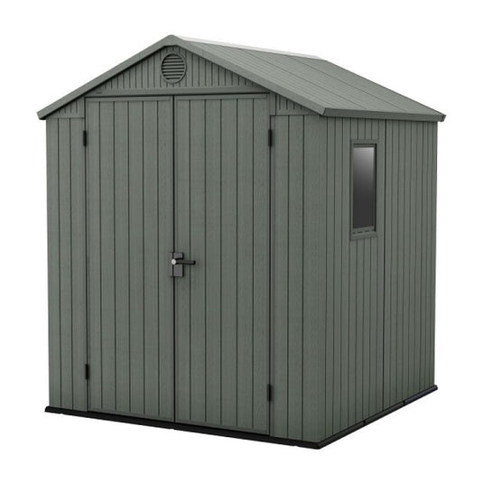 Keter Darwin Outdoor Garden Shed | 6 ft x 6 ft
