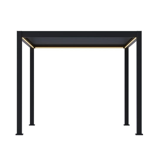 Neo Louvered 4x3m Pergola with LED Lighting | EA13485
