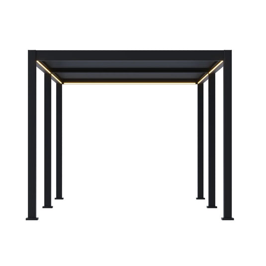 Neo Louvered 6x3m Pergola with LED Lighting | EA13486