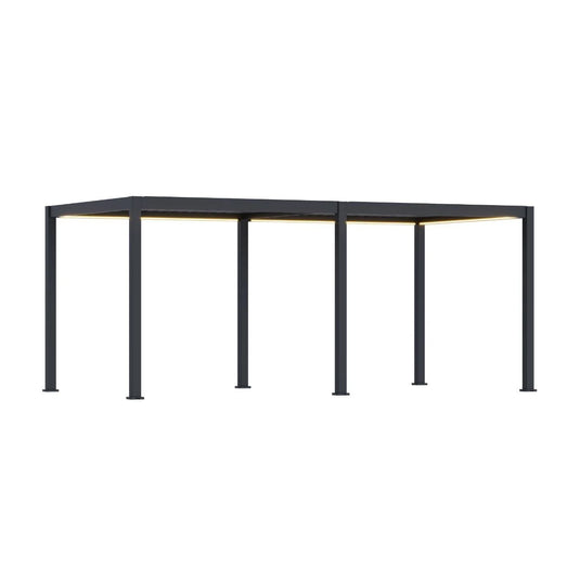 Neo Louvered 6x3m Pergola with LED Lighting | EA13486