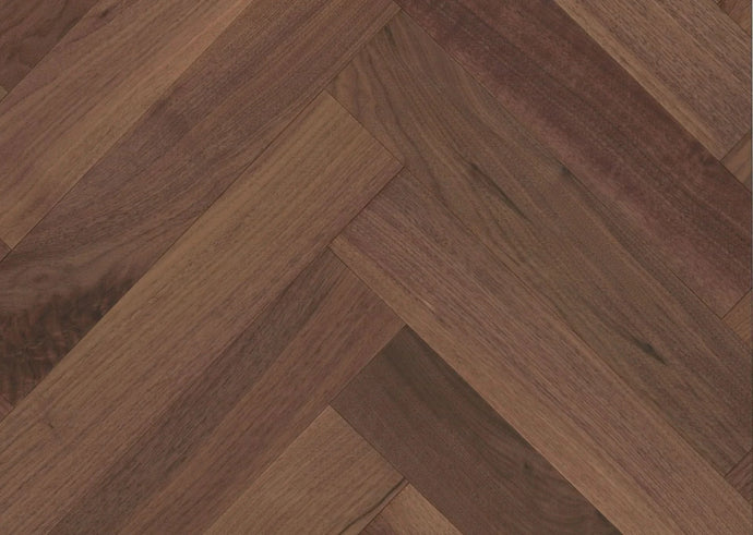 american walnut herringbone flooring