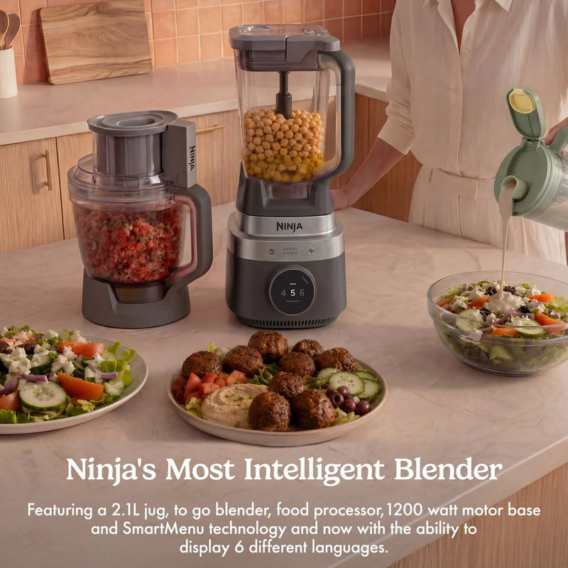 Load image into Gallery viewer, Ninja CrushBOSS 3-in-1 Kitchen System With Food Processor and Tumbler | Onyx | LB401UKBK
