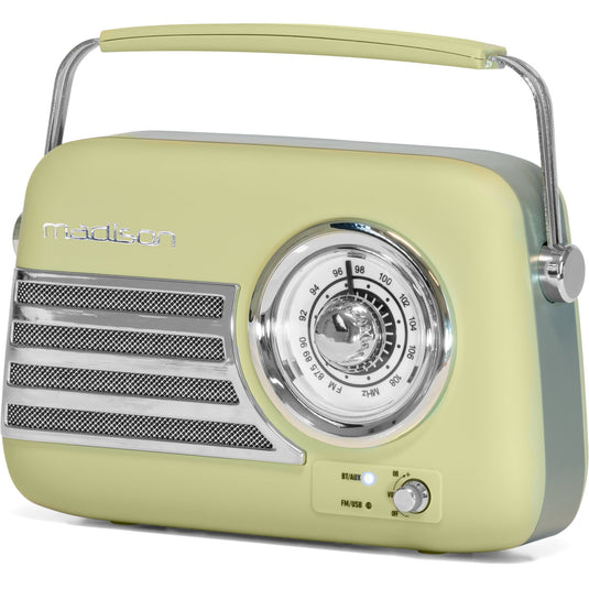 Madison Retro FM Radio with Bluetooth | Matt Olive | 143624