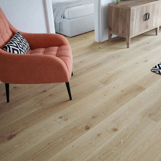mountain vale oak flooring displayed in a hallway