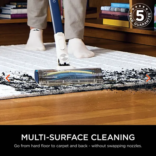 SHARK PowerPro Anti Hair Wrap Floor Detect Cordless Vacuum Cleaner | Navy Metallic | IZ380UK