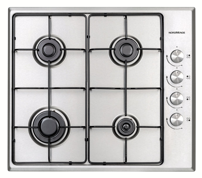 NordMende Gas Hob | 60CM | Stainless Steel | HGE603IX