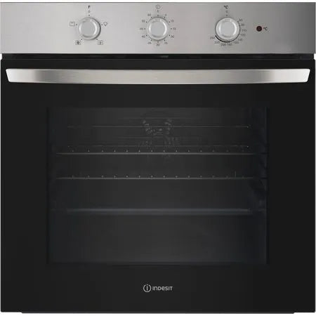 Indesit Click&Clean Electric Single Fan Oven | Stainless Steel | IO 233 X UK