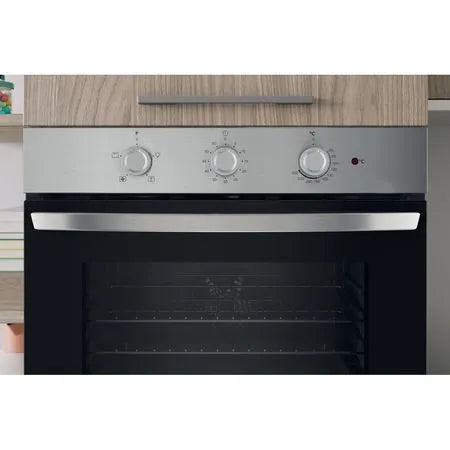 Indesit Click&Clean Electric Single Fan Oven | Stainless Steel | IO 233 X UK