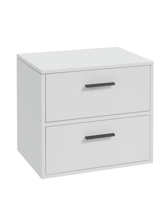 white vanity unit