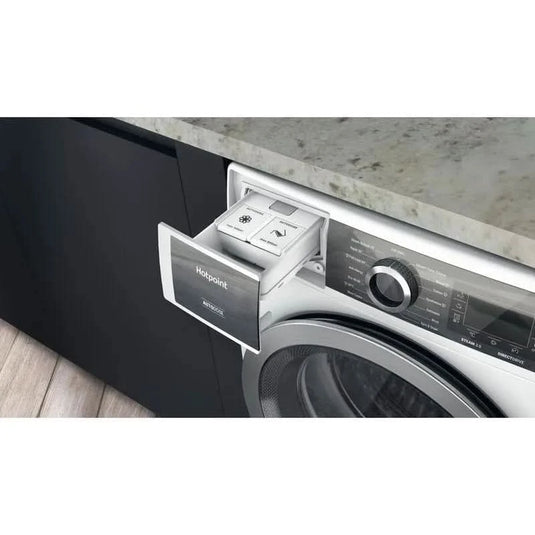 washing machine with opened dosage