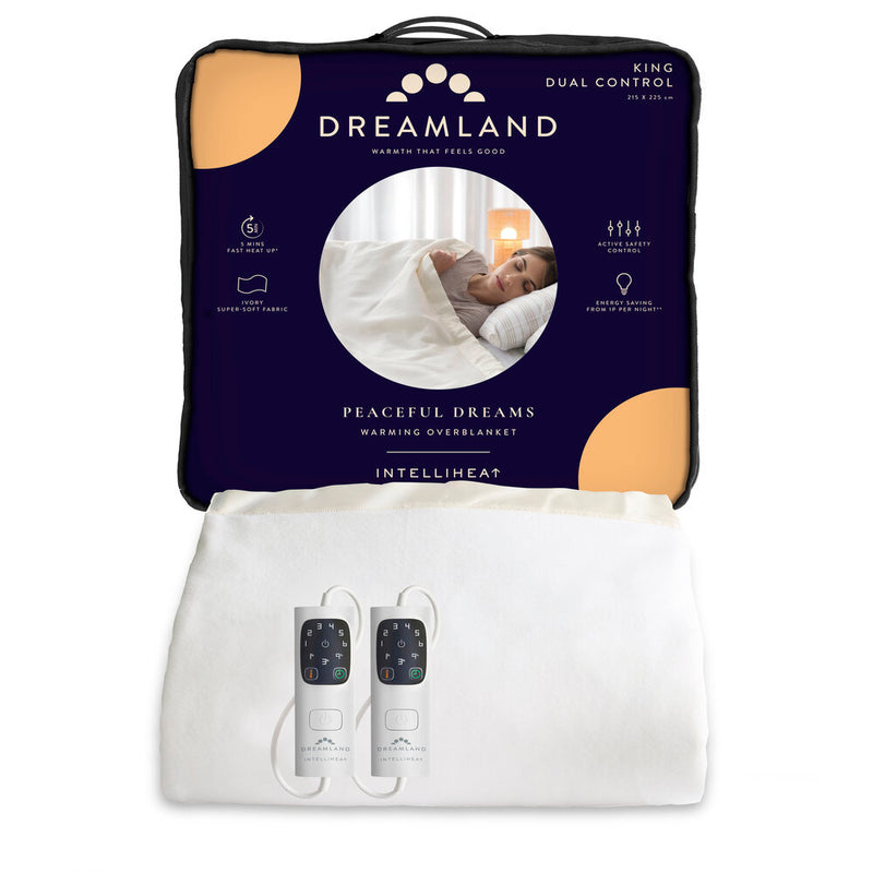 Załaduj obraz do przeglądarki galerii, Dreamland Peaceful Dreams King Size Dual Control Overblanket | 16926
