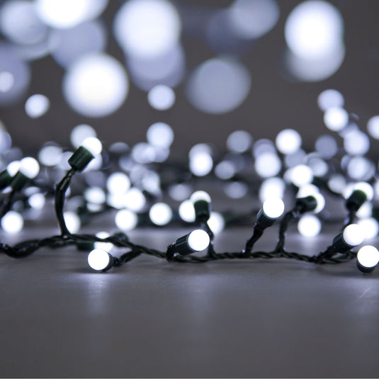 600 LED Cluster Berry Lights White, Multi Link series | CL10321