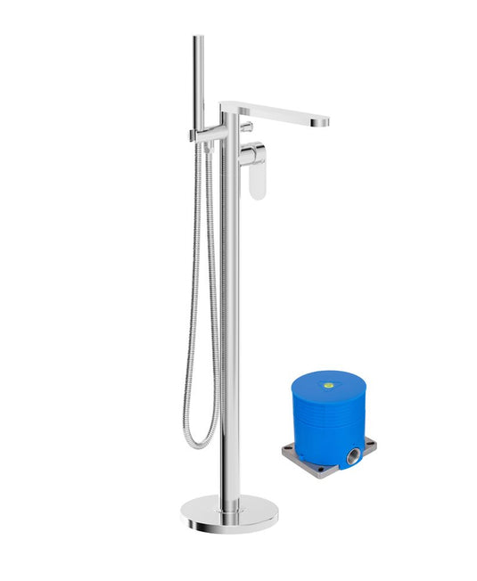 Sonas Urban Freestanding Bath Shower Mixer in chrome