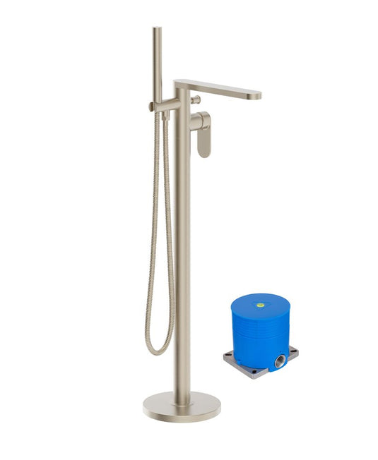 Sonas Urban Freestanding Bath Shower Mixer | Brushed Nickel