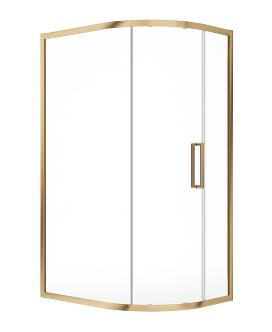 Sonas Aspect 8Mm Offset Quadrant Single Door 1200X800Mm Shower Door | Brushed Gold | USE00103