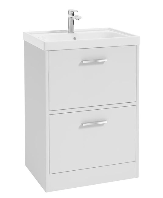Sonas Finland Floorstanding 60Cm Two Drawer Vanity Unit