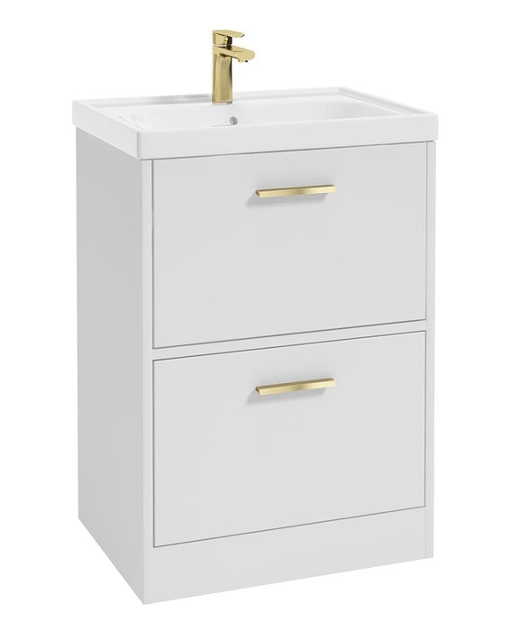Sonas Finland Floorstanding 60Cm Two Drawer Vanity Unit