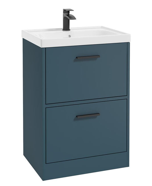 Sonas Finland Floorstanding 60Cm Two Drawer Vanity Unit