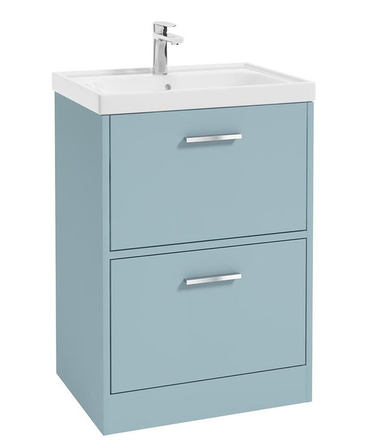 Sonas Finland Floorstanding 50Cm Two Drawer Vanity Unit
