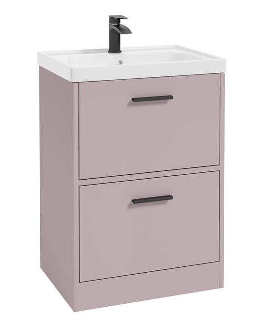 Sonas Finland Floorstanding 60Cm Two Drawer Vanity Unit