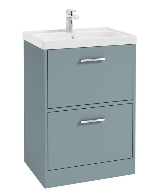 Sonas Finland Floorstanding 60Cm Two Drawer Vanity Unit