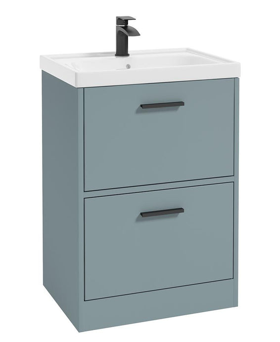 Sonas Finland Floorstanding 60Cm Two Drawer Vanity Unit