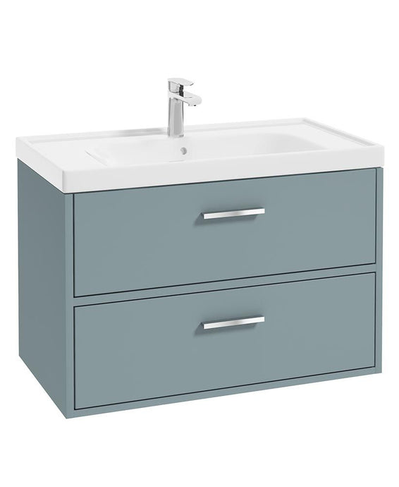 Sonas Finland Wall Hung 80Cm Two Drawer Vanity Unit