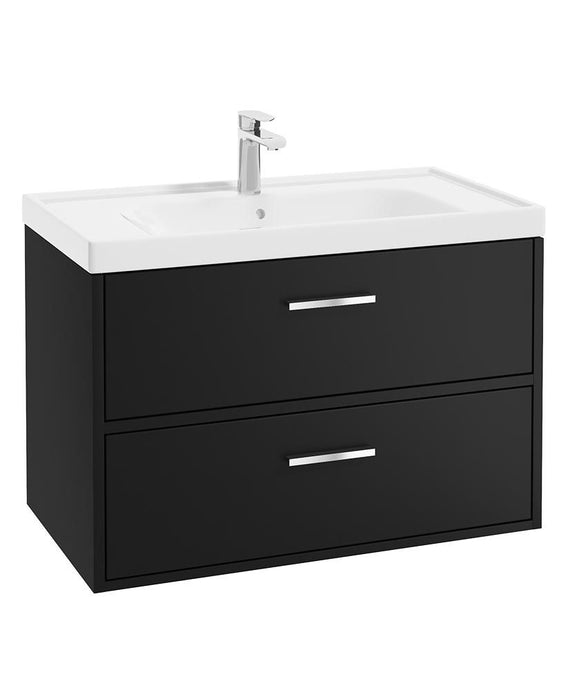Sonas Finland Wall Hung 80Cm Two Drawer Vanity Unit