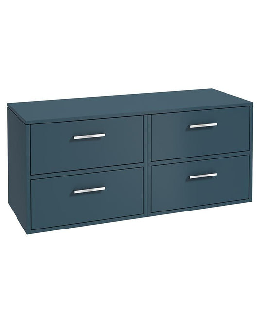 Matt Ocean Blue Vanity Unit