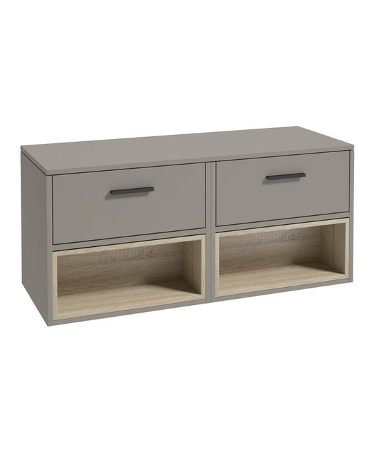 Sonas Malmo Wall Hung Khaki with black handle