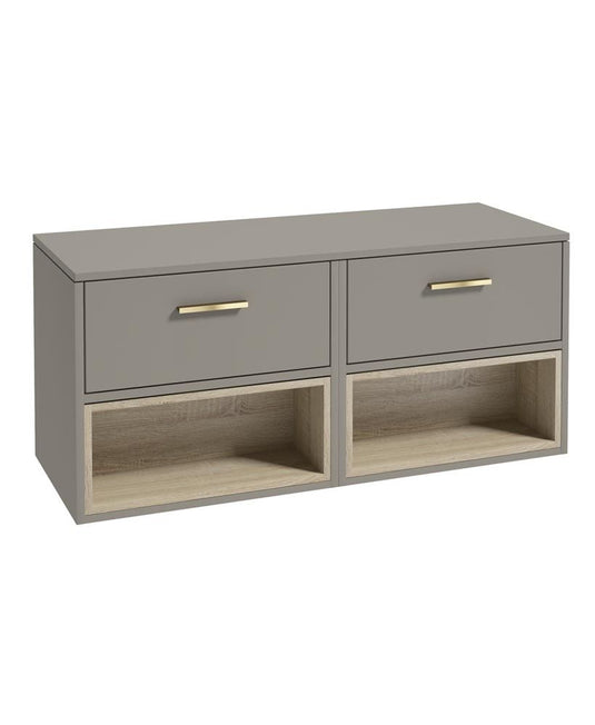 Sonas Malmo Wall Hung Khaki with gold handle