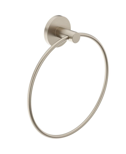 Sonas Hakk Towel Ring | Brushed Nickel