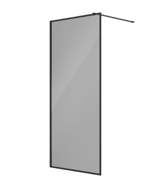 Sonas Mirage 900Mm Frame With Smoked Glass | Matt Black