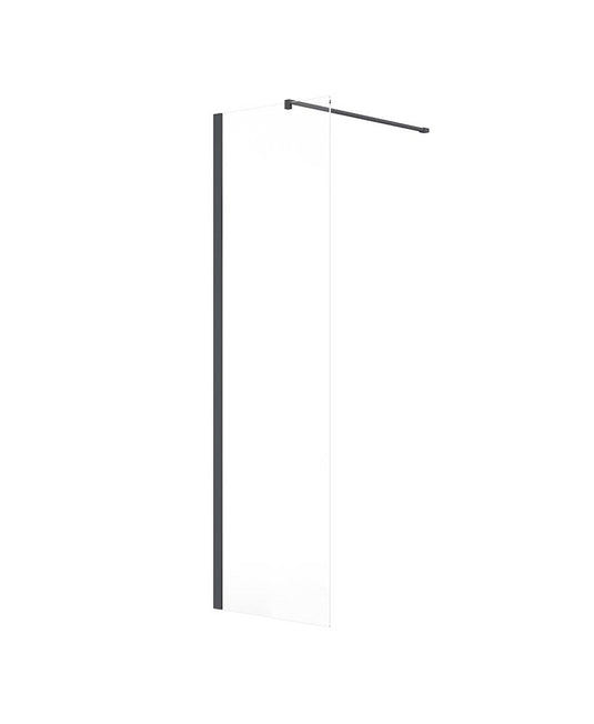 Sonas Aspect 500Mm Wetroom Panel | Midnight Grey Matt