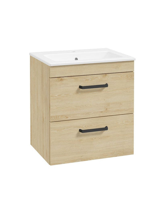 Sonas Corta Wall Hung 50Cm Two Drawer Unit