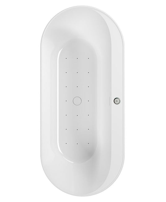 Sonas Samoa 1600X750Mm Freestanding Air Jet System Whirlpool Bath | White 