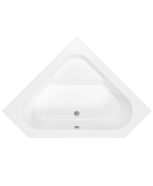 Sonas Concerto 1400Mm Corner 12 White Jet Whirlpool Bath And Panel