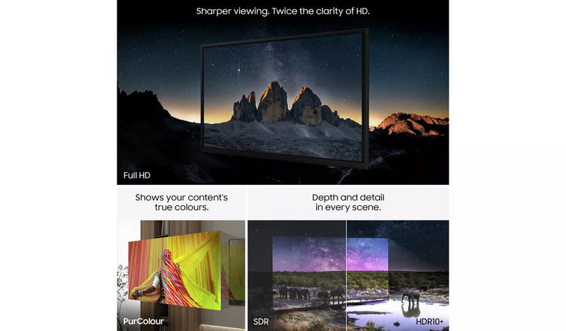 Załaduj obraz do przeglądarki galerii, Samsung 27" F6000 Full HD HDR Smart TV | UE27F6000FKXXU
