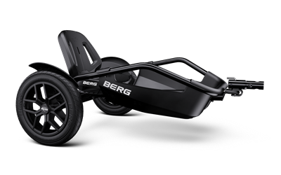 BERG trailer with two wheels and a seat