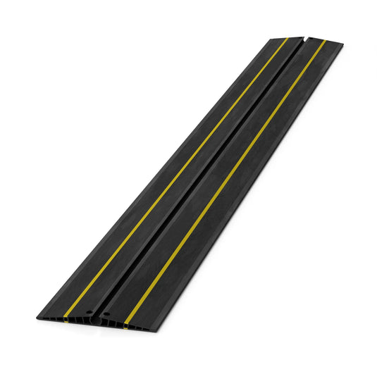 Luceco Ultra Shallow Ev Cable Cover 2M Length | Black | UCC-BLK