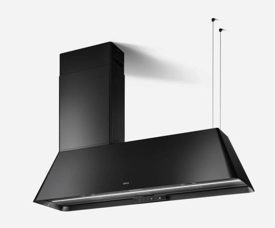 Elica 120 x 44 x 30cm Ikona Maxxi Pure Suspended Hood Matt Black | IKONAMAXXIPUREBLACK