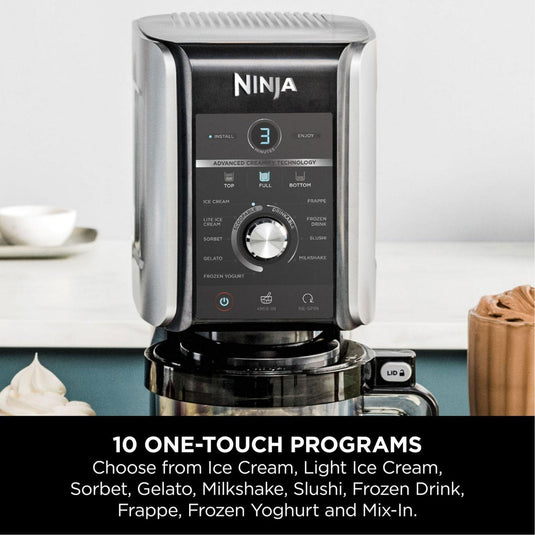 Ninja Creami Deluxe 10-in-1 Ice Cream & Frozen Drink Maker | NC501UK